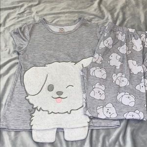 Justice Girls Dog Pajama Set